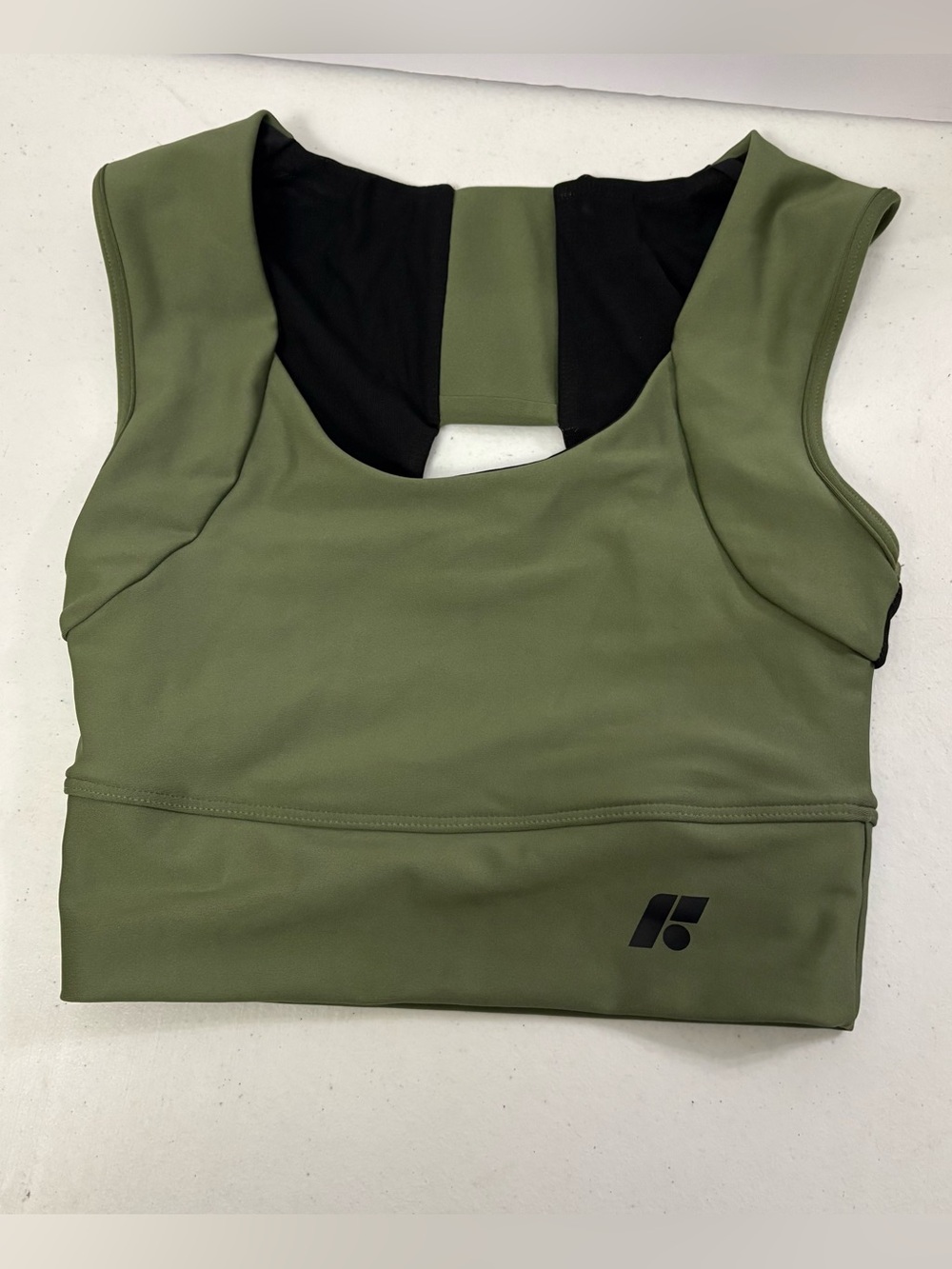 Forme Power Posture Correcting Sports Bra Sage Green Womens Size Small